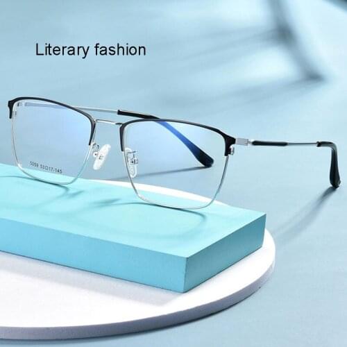 Full Rim Metal Frame Glasses For Man and Woman Fashional Design Business Style Retro Myopia Eyewears