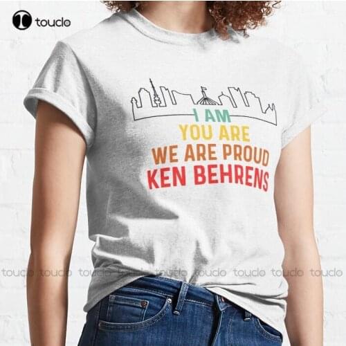New We Are Proud Ken Behrens 9 Classic T-Shirt Boys White T Shirts Cotton Tee Shirts S-5Xl Unisex