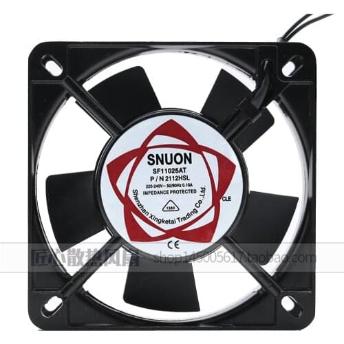 New original SF11025AT 2112HSL 11CM 220V ultra-quiet chassis cooling fan