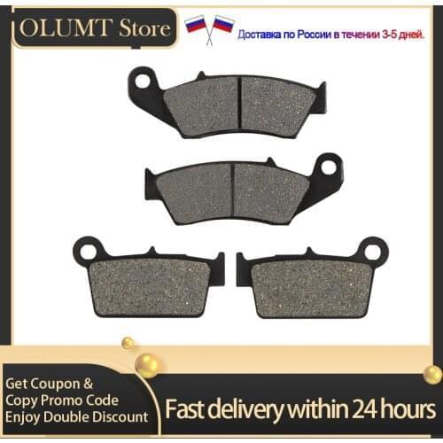 Motorcycle Brake Pads Front And Rear Kits For KAWASAKI KX250 N1/N2 KX 250 F KX250F T6F/T7F/T8F KLX450R KLX450A KX450F 4T