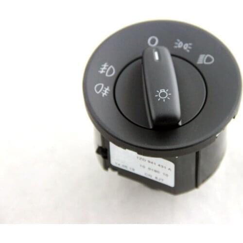 Headlight Switch Head Lamp Switch for Octavia II 1Z0 941 431 / 1ZD 941 431 A Green light