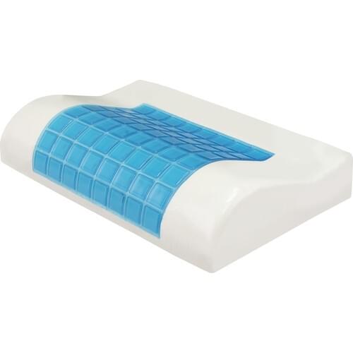 Visco Foam Cools Neck Supported Jelli Visco Pillow bedding