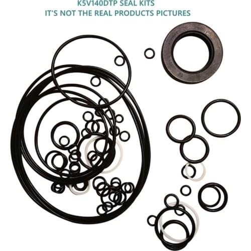 Pump Seal Kits for Kawasaki Excavator Parts K5V140DT K5V140DTP K5V140S Piston Pump Seal Kits Service Kit O-Ring Power Seal