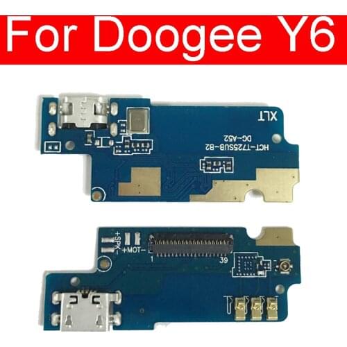 USB Plug Charging Dock Board For Doogee Y6 Charger USB Port Jack Connector Board Flex Cable Replacement Parts