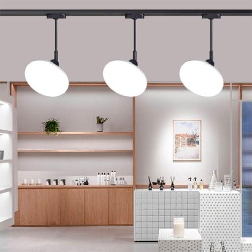 36W High Quality LED Track Lights Modern Angle Adjustable Spot Light Industrial Wall Washer Rail Track Lighting For Shop Store