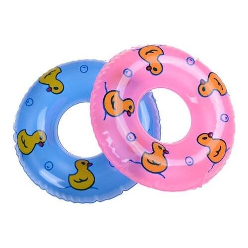 1 Pcs Mini Swimming Buoy Lifebelt Ring For doll Doll Accessories For toys dolls,Baby Toys best Gift 2 Colors