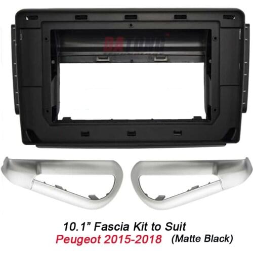 10.1'' Universal Android Navigation Fascia Frame for Peugeot 208 2008 2015 2016 2017 2018