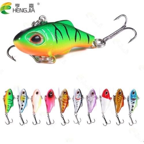 10PCS Artificial Mini VIB Fishing Lure 3.5cm 5g Vibration Artificial Baits Winter ice fishing Wobblers Bass Crankbait Fishing Ta