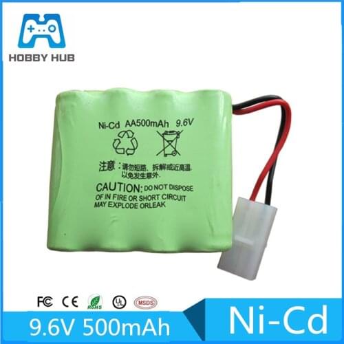 4+4 AA) 9.6V 500mAh Ni-CD battery For Huanqi 781 782 remote control tank battery AA batteries 9.6 V 500 mah KET-2P Plug