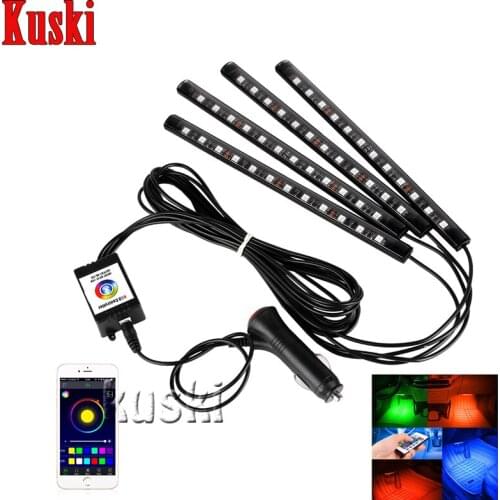 Car Atmosphere Lamp For APP Control For Nissan Qashqai X-TRAIL Juke TIIDA Note Almera March For Mazda 3 6 2 CX-5 CX5 CX-7