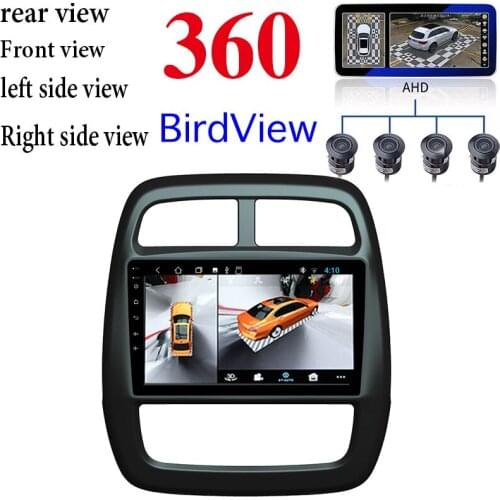 For Renault Kwid BW Car Multimedia GPS Radio Navigation NAVI Player Integration CarPlay 360 BirdView 3D