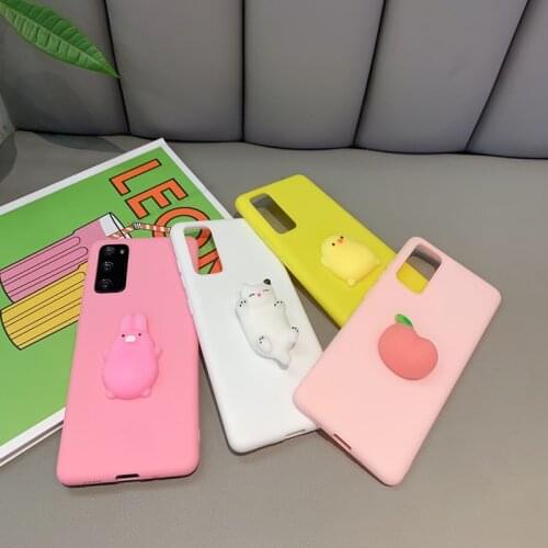 Case for Redmi Redmi Note 10 9 Pro K40 3D cute Unzip animal phone case for xiaomi 10T lite POCO X3 NFC M3 Soft TPU phone cover