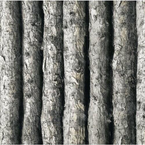 Wellyu Wood Textured Vinyl papel de parede 3d Wallpaper Forest Thick Embossed Tree of Wall paper Roll Home Decor tapete for