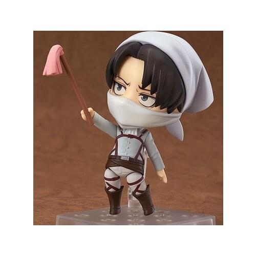 Anime Attack On Titan Figurine 10cm Customized Rivaille Collectible Action Model Children Pet Toy Dolls Kawaii Desktop Pops