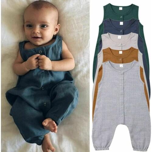 Pudcoco 2020 Newborn Baby Boy Girl Cotton Romper Jumpsuit Clothes Outfits Sunsuit UK