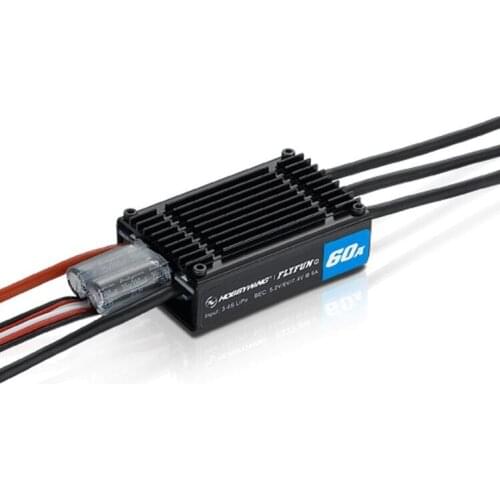 Hobbywing FlyFun V5 80A 60A Speed Controller Brushless ESC 3-6S Lipo with DEO Function for RC Aircraft Quadcopter Drone