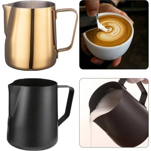 Stainless Steel Milk Frothing Pitcher Espresso Coffee Barista Craft Latte Cup Cappuccino Milk Jug Cream Frother Pitcher Maker