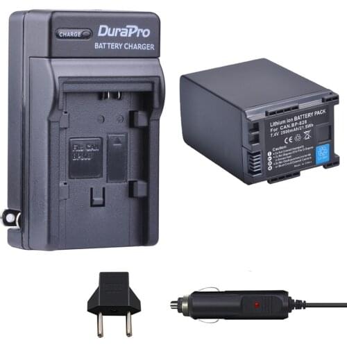 1pc BP-828 BP 828 BP828 Li-ion Battery + Car Charger + EU plug for Canon HFM300 HFM30 HFG30 HFG10 HFM40 HFM400 HFS30 HF20 HG20