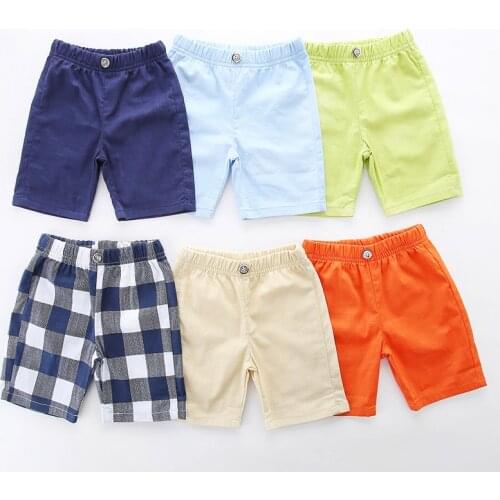 Linen childrens short Thin Boy Pants Summer boys' Shorts trousers 6 Colour Boy clothes toddler Kids clothing 2 To 7 Year Shorts