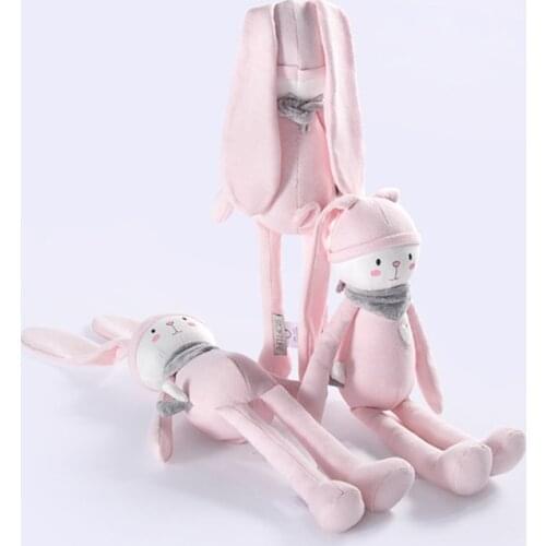 Cute Cartoon Long Ears Rabbit Doll Baby Soft Plush Toys For Children Rabbit Sleeping Mate Stuffed Animal Toys