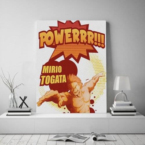 Mirio Togata My Hero Academia anime Canvas poster Painting wall Art decor Living room Bedroom Study Home Decoration Prints