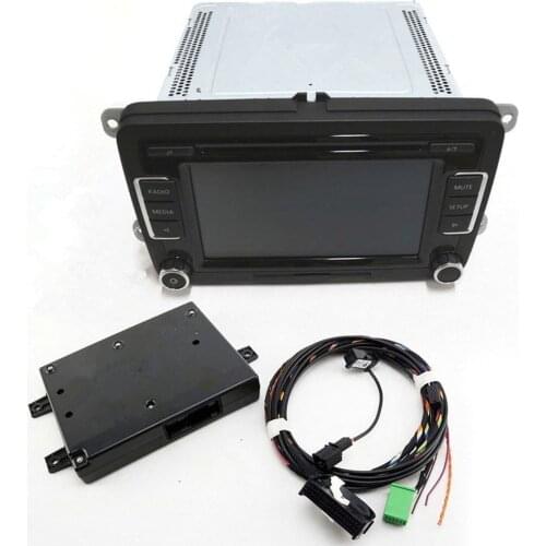 RCD510 9W2 Bluetooth Module + Plug Play And Harness+ Microphone+ Code For VW Golf MK5 MK6 RCD510 RNS510 5N0 035 190