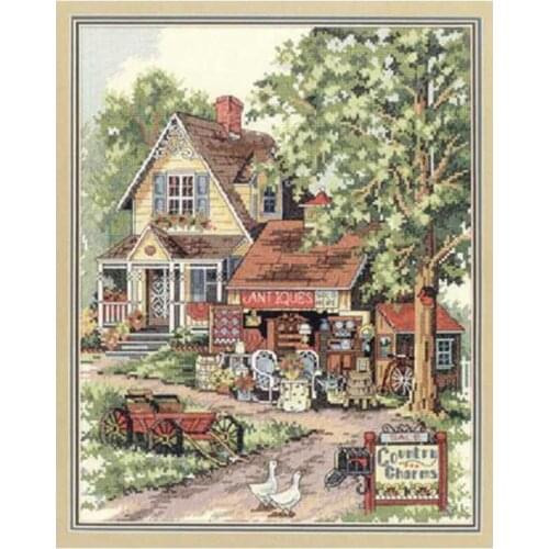 Hot selling Farm scenery patterns Counted Cross Stitch DIY Chinese Cross Stitch Kits Embroidery Needlework Set home decor