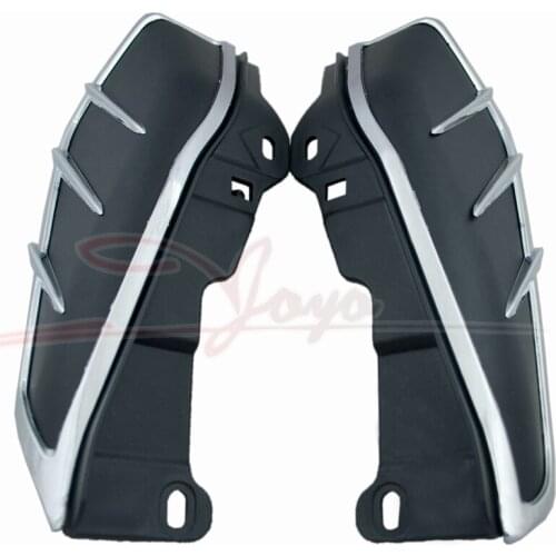 Motorcycle ABS Plastic Pair Mid-Frame Air Deflectors Trims For Street Glide FLHX 2009 2010 2011 2012 2013 2014 2015 2016