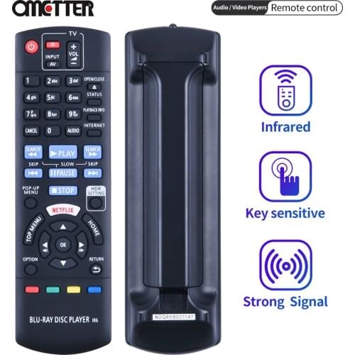 Suitable for Panasonic Blu-ray DVD remote control N2QAYB001147 N2QAYB001206 DP-UB820 DP-UB824 DP-UB820K DP-UB820-K
