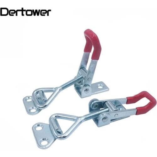 1pc Adjustable Toggle Latch Catch Hasp Spring Loaded Cabinet Boxes Lock Lever Handle Clamp Toggle Latch Furniture Hardware