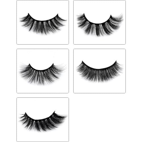 5pair Mix style mink Eyelashes False Eyelash nature think long eye Lashes Extension Makeup accessory