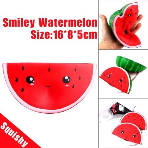 3# Antistress Squishy Cute Smiley Watermelon Cream Squeeze Toys Slow Rising Decompression Toys Kawaii Squeeze Toys Игрушки