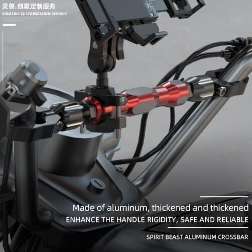 Motorcycle reinforced bar modified accessories handlebar reinforcement bar off - road vehicle balance bar moto headlight Stent