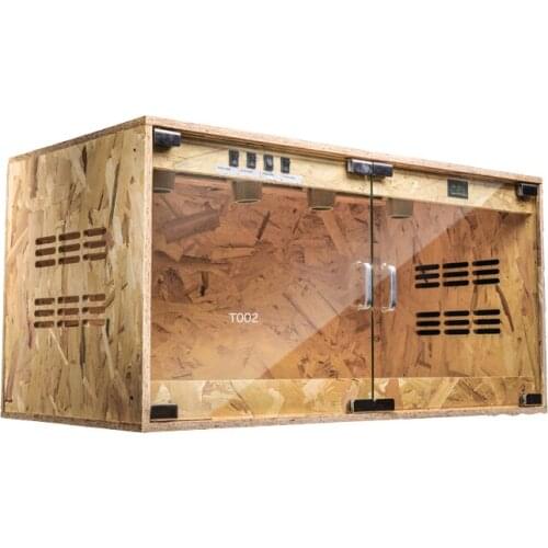 Reptile feeding box tortoise wooden insulation turtle hedgehog lizard chameleon live pet