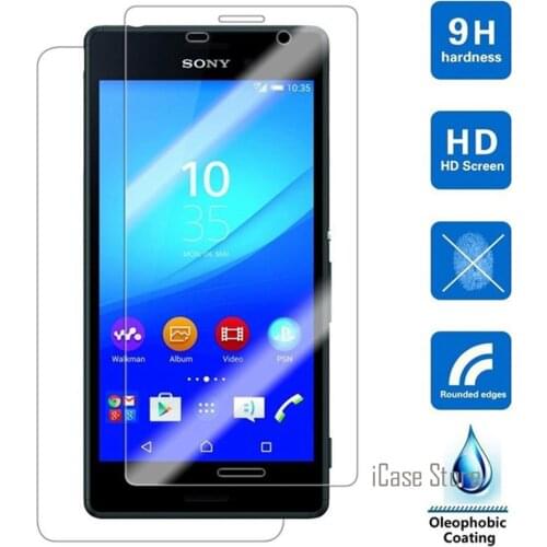 0.26mm 9H Tempered Glass For Sony Xperia Z L36H Z1 Z2 Z3 Z4 Z5 Compact T2 T3 C3 C4 C5 E3 E4 E4G E5 M2 M4 M5 Z5 Premium Film Case