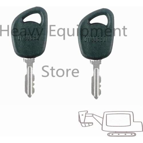 2PC GY20680 Key For Cub Cadet John Deere JD Badboy Mower Poulan DR Lawn Ignition Start Starter Zero Turn