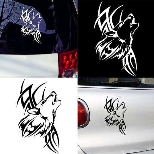 30% Dropshipping!!Waterproof Tattoo Wolf Car Styling Stickers Vehicle Motorcycle Body Decal Decor