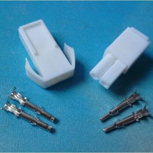 5/30 /100 sets EL4.5 2-Pin Male Female Connector Plug & Crimps for Battery