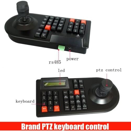 64 Set CCTV Analog Network Camera Handle Joystick DVR PTZ 3D RS485 Speed Dome Pelco-D / P Camera Controller Keyboard