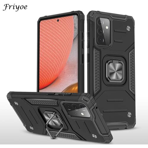 Shockproof Cover For Samsung Galaxy S10 S10E S20 S21 S30 Plus Ultra Lite FE Ring Stand Case