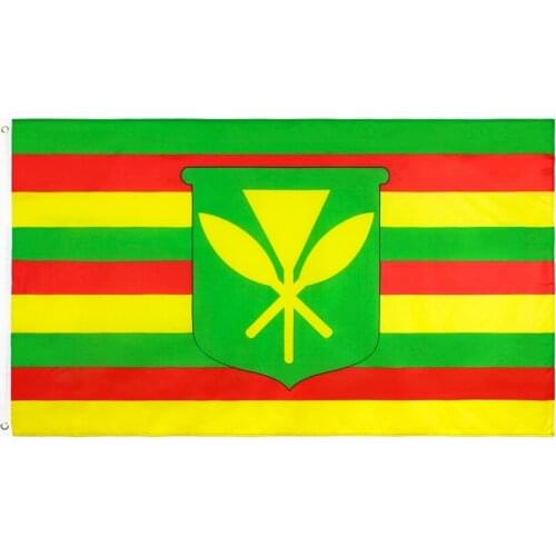90x150 CM Kanaka Maoli Flag for Decoration