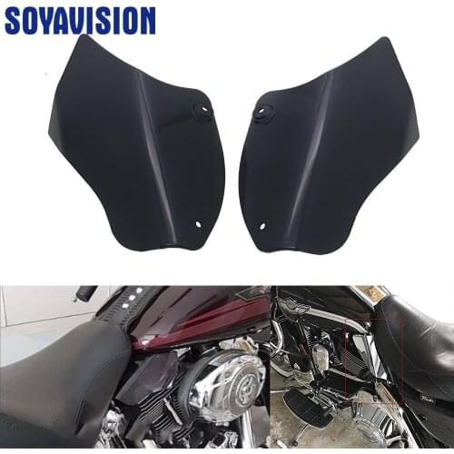 For Harley Softail Motorcycle Motor Windshield Side Soft Tail Heat Insulation Panel Saddle Wind Deflectors Air Heat Deflector