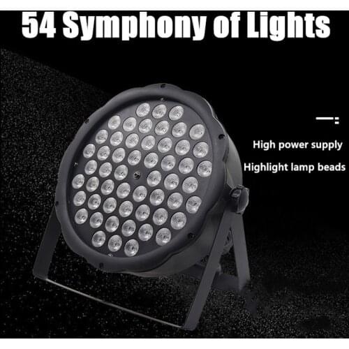 Led Par Licht 54X3W Rgb Wassen Effect Disco Licht Dmx Professionele Led Podium Par Lichten Voor Party Show Dj Bar par Led Licht