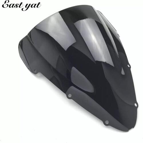 Black Motorcycle WindScreen Windshield For Honda CBR 600 F4I CBR600F4I 2001 2002 2003 2004 2005 2006 2007 CBR600 F4i