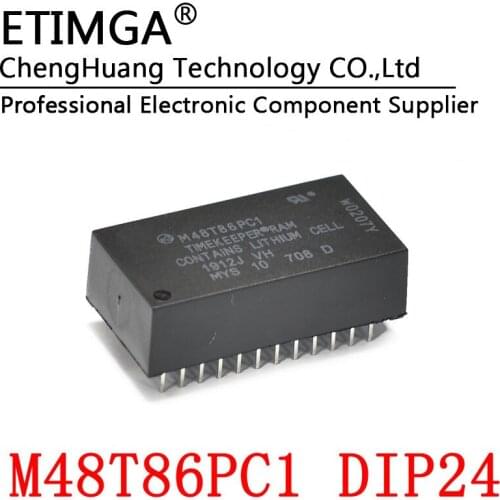 M48T86PC1 M48T86PCI M48T86PC DIP24 Clock battery IC module