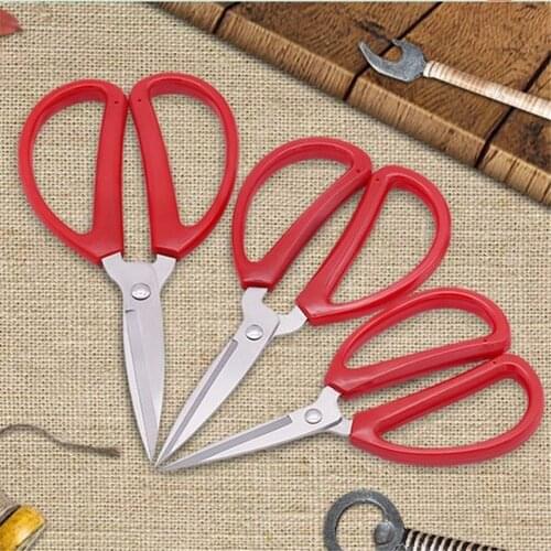 Large Size High Quality Stainless Steel Scissors Home Tailor Scissor Kitchen Knife Cutter Business Office Supply Cutting Tool