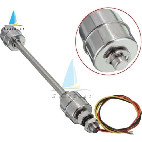 Stainless Steel Float Switch Tank Liquid Water Level Sensor Double Ball Float Switch Tank Pool Flow Sensor 10W 50W 200mm