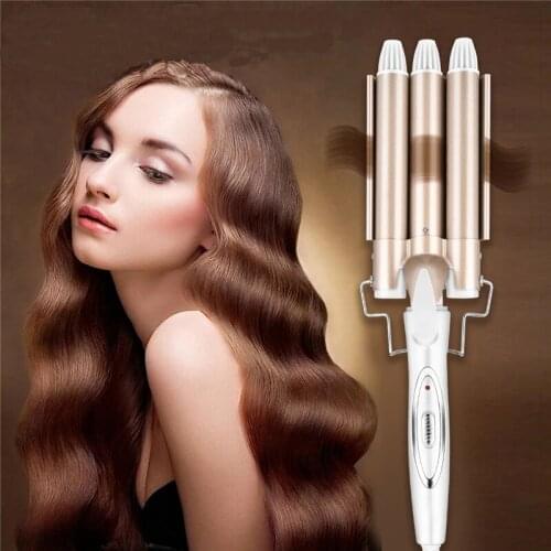 Professional Hair Curling Iron Ceramic Triple 3 Barrel Electric Hair Curler Irons Salon Hair Waver Styling Tools Hair Curlers