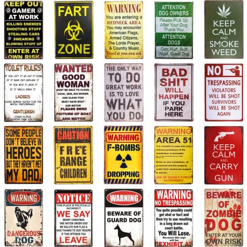 Christmas Gifts "Fallout Shelter Vintage Look Reproduction Metal Tin Sign,Garage Decor Man Cave sign