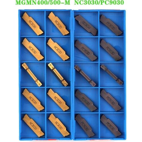 MGMN400 MGMN500 M PC9030 NC3020 NC3030 Grooving Inserts CNC Lathe Metal Cutting Tool MGMN Slotted Blade for MGEHR Turning Holder